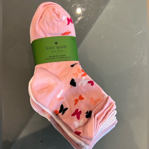 Kate Spade New York 10 Pairs Shortie Crew Socks - Picture 2 of 14